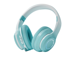 Aetheria fone de Ouvido Gaming Sem Fio Gradiente Bt5.2 Almofadas Macias Luzes Coloridas Verde para Desktop Laptop