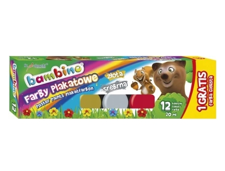 Bebê, Guaches Para Posters, 12 Cores Bambino