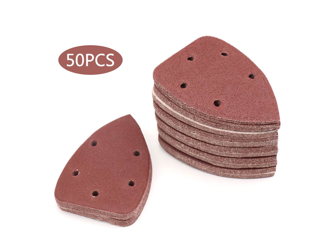 50 Folhas De Lixa Mouse Com Grit Mixto Para Lixadeira De Detalhes 140mm - Polimento E Britagem