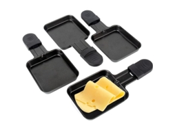 2026 plato Mini de Hierro Fundido Antiadherente Con Mango Aislado para Barbacoa, 18x8cm, 4 Piezas