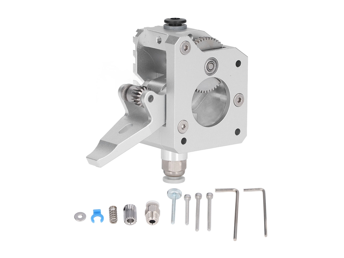 Extruder De Engrenagem Dupla Metal Prata Mk8 Acessório Para Impressora 3d Prusa I3 Mk3 Mão Direita
