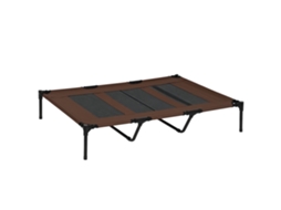 Mesa Dobrável de Madeira, Tampo Retangular, Altura Ajustável, 68x65x40,5cm, Natural CHEZMOI