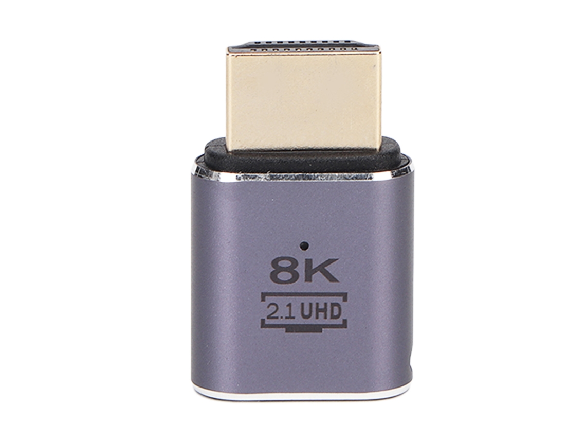 Conector Hdmi Macho Para Fêmea Extensor 8k Com Indicador De Luz