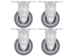 Vidaxl Rodas Fixas 4 Pcs 50 Mm