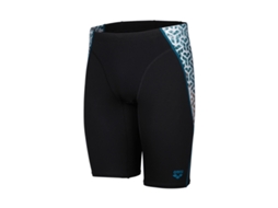 ARENA M Fato de Banho Jammer Planet Water Preto-Branco-Multicor