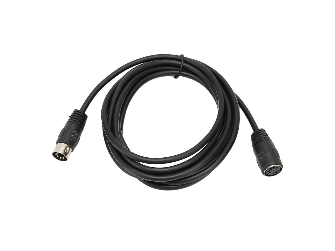 Cabo Lurelia Midi Din 5 Pinos 3m, para teclados, pianos e sintetizadores, guitarra e baixo.