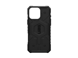 Capa Magsafe Antimicrobiana Série para iPhone 16 Pro Max UAG Resistente Preto
