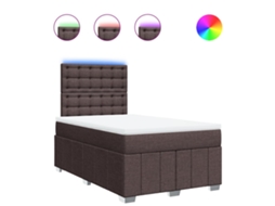 Box Spring Bed, Box Spring Beds Vidaxl Marrom Tecido (120 X 200 Cm)
