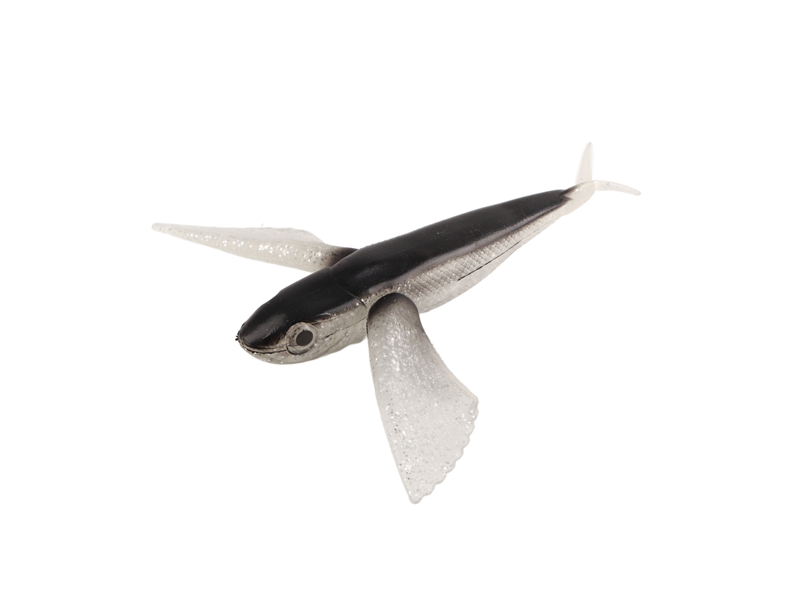 Isca Artificial Peixe Voador Silicone Soft Marinho