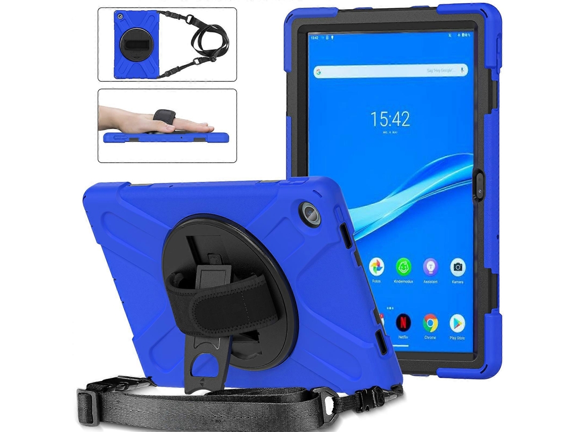 Capa Protetora De Silicone + Pc Para Tablet Lenovo Tab M10 Plus 10.6 3ª Geração (2022)