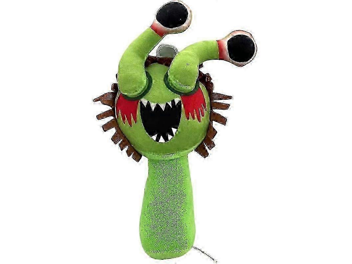 Pelúcia Sprunki, Tecido Macio, Design Monstro Verde, 20cm