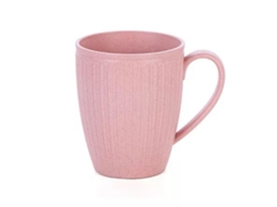 Caneca De Plástico Reutilizável Resistente Ao Calor, Tamanho Perfeito 500ml Rosa, Caneca De Café Clássica E Ecológica, Leve E De Qualidade Premium Par