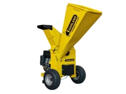 GARLAND CRUMMER 1220QGW-V22 Biotriturador a gasolina motor 4T, 420 cc e 11,5 CV. Trituração por lâminas sobre disco, diâm. máx. 10 cm.