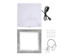 Placa de LED Quantum Grow Light 2026 com 256 LEDs vermelhos e azuis para plantas de interior, flores, vegetais e frutas.
