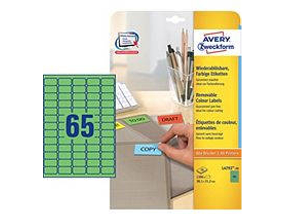 Etiquetas AVERY L4792-20