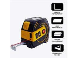 Laxiscreed Medidor De Distância Laser 2 Em 1 Com 40m + Fita De Aço Manganês De 5m Com Autotravo