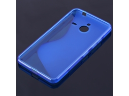Capa LAXISCREED Tpu Anti impacto Lumia 640 XL Azul