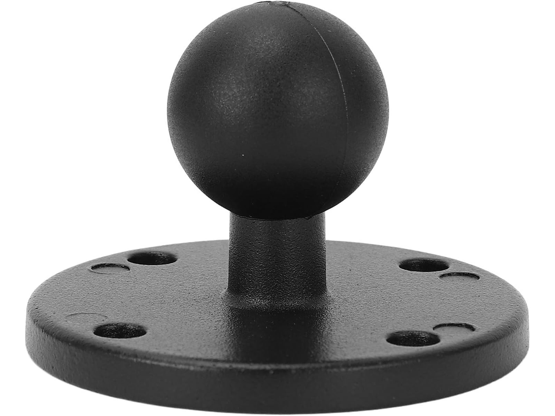 Placa Adaptadora Metálica Amps Com Encaixe Esférico De 1 Polegada,