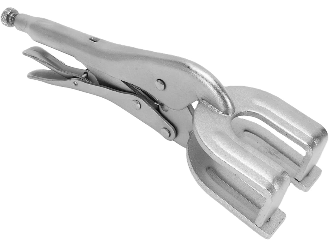 Alicate Pressão Formato Construção Aço, Cabo Extensível 23 Cm (9 Polegadas), Capacidade Aperto 70 Ideal