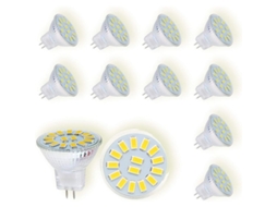 Lâmpadas Led Nova Line Mr11 Gu4 12v 6000k 4w 500lm 120° equivalente a 40w halógena pacote de 10