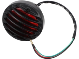 Luz De Freio Redonda Para Motocicleta Em Plástico E Ferro, Iluminação Decorativa Para Acessórios.