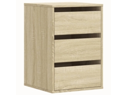 Chest Of Drawers, Chests Of Drawers Vidaxl Marrom Madeira Processada (40 X 41 X 58 Cm)