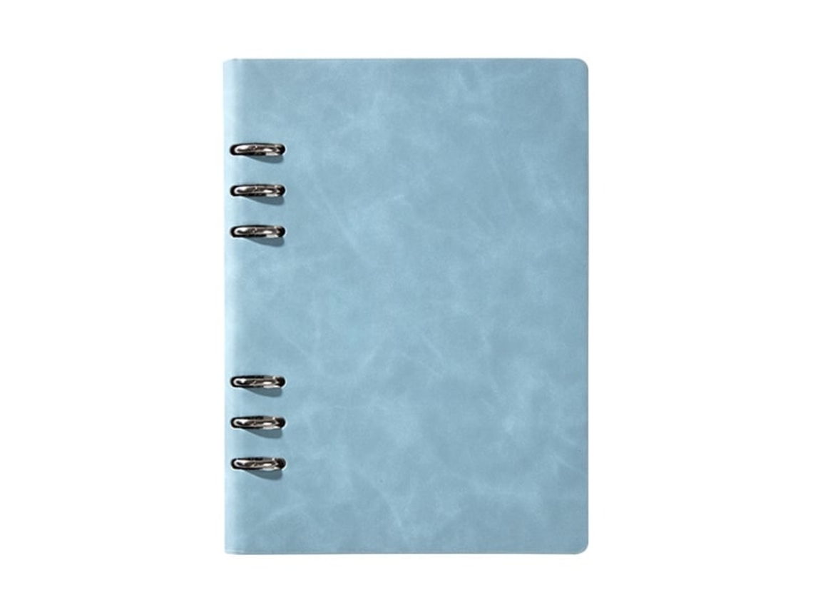 Pasta Prática De 6 Argolas A5, Recarregável, Folhas Soltas, Redondas, Caderno E Diário Com 100 Pautadas