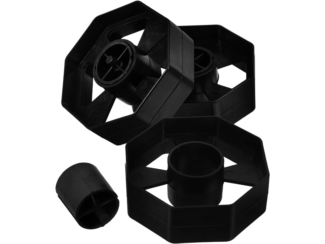 Conjunto de 3 rolos transparentes com núcleo de plástico removível, compatíveis com dispensadores de mesa, para uso em escrivaninhas.