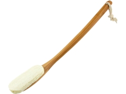 Escova De Banho Com Cabo Longo, Ferramenta De Banho Bambu Macio Para Massagem Nas Costas E No Corpo, Confortável, Cor