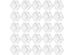 Conjunto de 25 núcleos de reposicionamento curados para dispensador Fita Adesiva Mesa, com acabamento em ABS endurecido.