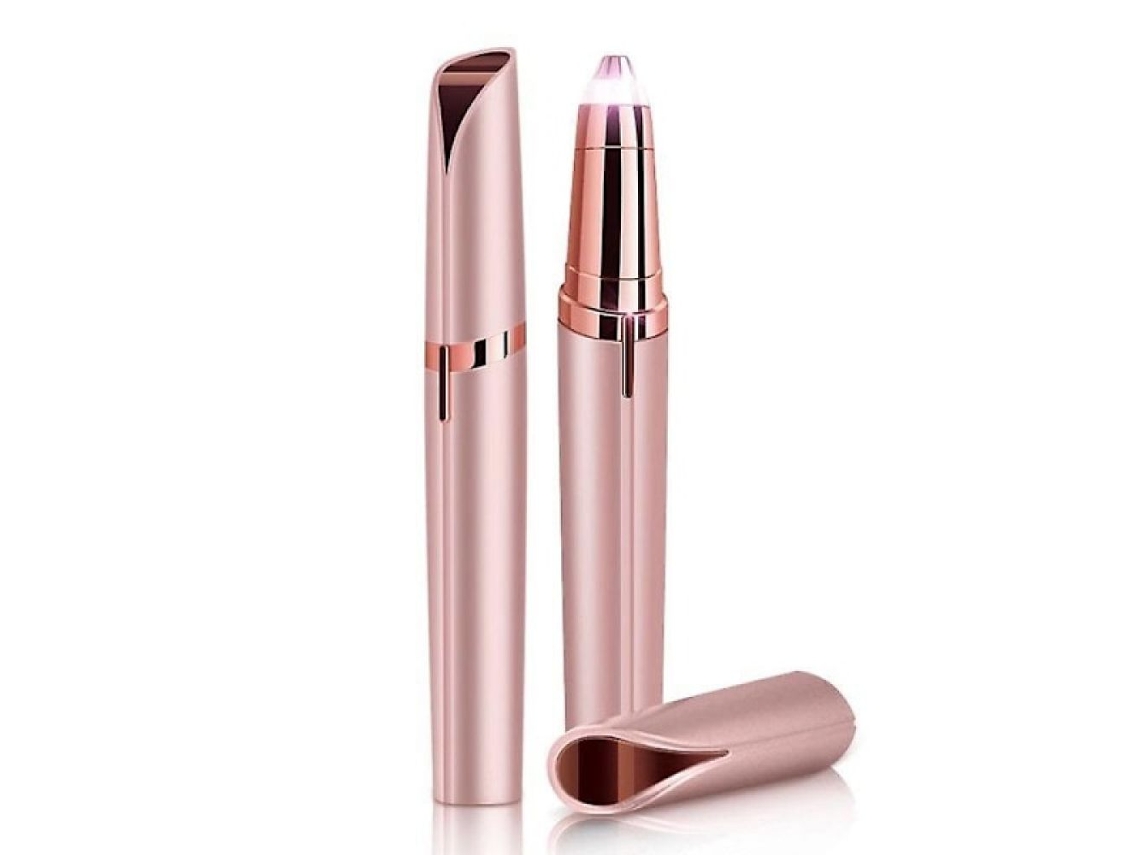 Aparador Elétrico de Sobrancelhas Portátil Feminino Branco AQUAFORGE