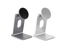 Suporte Magnético para Celular, Ângulo Ajustável, Antiderrapante, Cinza AQUAFORGE