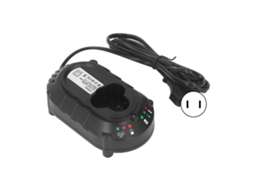 Carregador de bateria de lítio 100-240V para BL1013 e BL1014, carregador automático em ABS e PC com plugue americano.