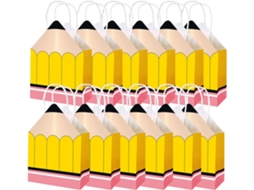 Sacolas De Lembrancinhas Em Formato De Lápis Para Decoração Da Sala De