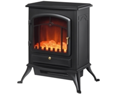 Lareira Elétrica S/MARCA 45x28x54cm com efeito Chama, 1000/2000w, Abs/vidro, Proteção