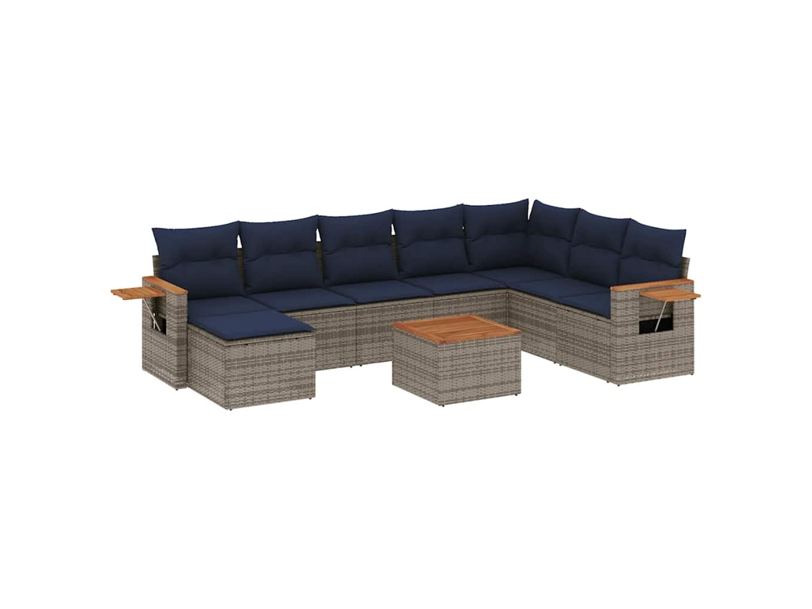 Garden Sofa Set, Garden Sofa Sets Vidaxl Cinzeto Rattan / Vime (n/a)