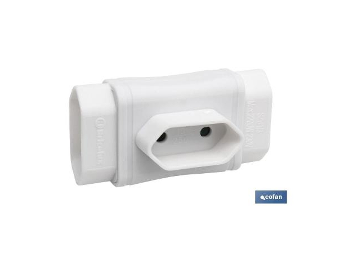 Adaptador multivia 3 vias (10a-250v)