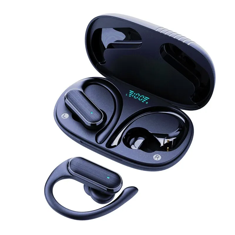 Fones De Ouvido Bluetooth Sem Fio (azuis), Controles De Toque, Som Estéreo De Alta Qualidade, Resistentes Ao Suor.