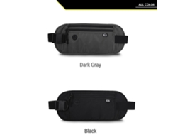 Bolsa Cintura Esportiva Impermeável Para Homens E Mulheres Com Buraco Para Fones De Ouvido E Suporte Para Celular