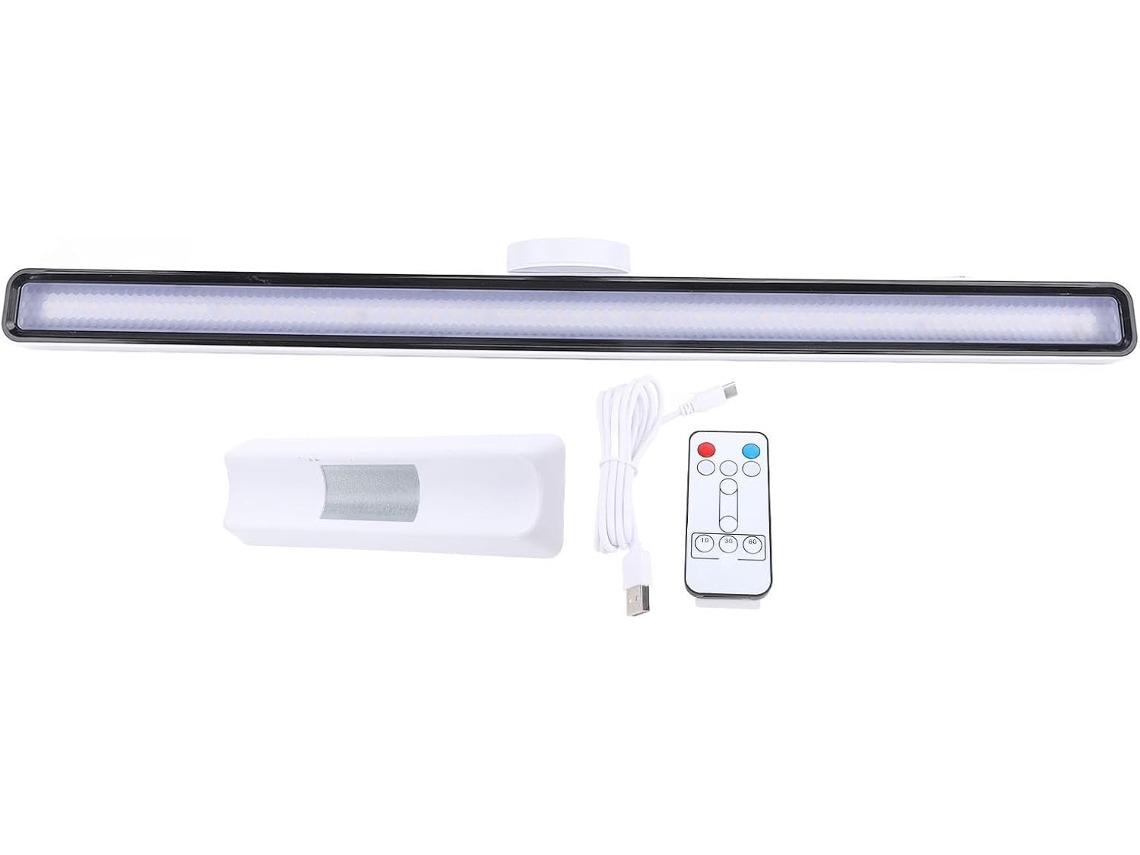 Kikumi Luminária Magnética Armário Com Controle Remoto, 1800mah, Led, Quarto Ou Dormitório
