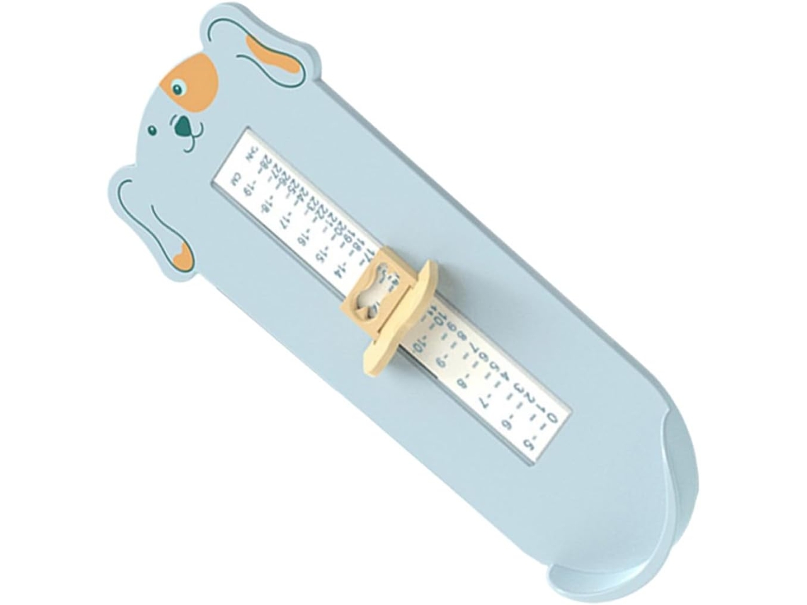 Régua De Medição De Pés Infantil Ifundom, Azul, Material Abs E Tpr