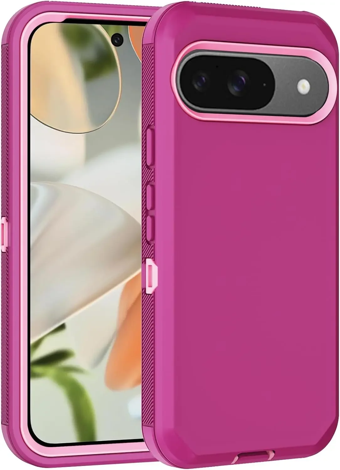 (rosa, Google Pixel 8 Pro) Capa Protetora Fosca À Prova De Choque, Resistente E Durável.