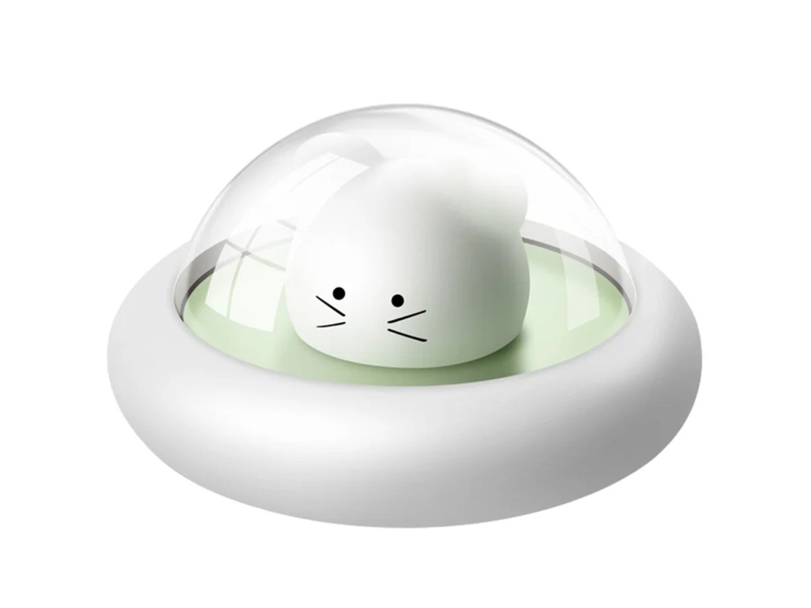 Luz Noturna Mouse Infantil Com 3 Níveis De Luz Luz Noturna Led Recarregável Com Temporizador De 20 Minutos E Controle Push Down Verde Bestvite