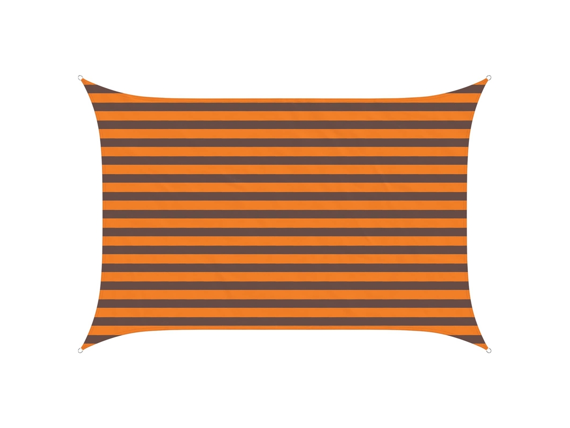 Conjunto 1 Sombra Externa Vidaxl Laranja Poliéster