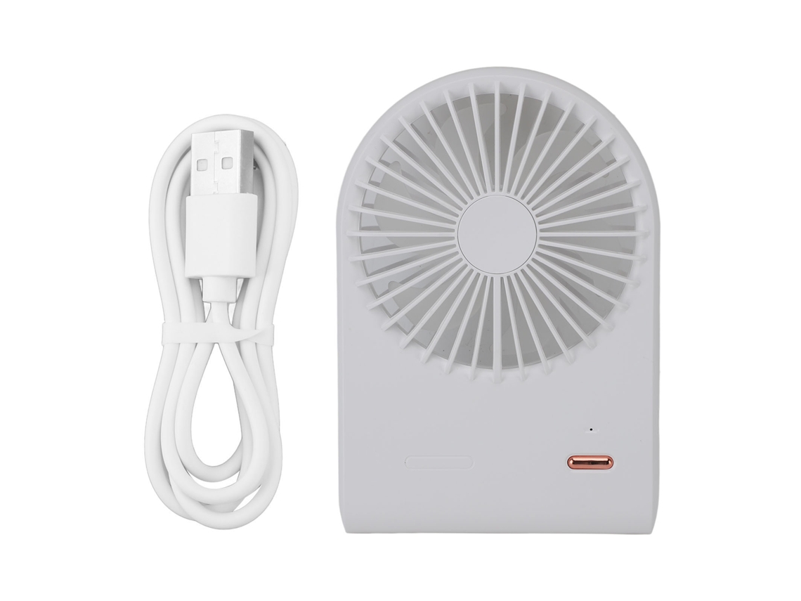 Ventilador Dobrável Compacto Laxiscreed Usb Branco Para Desktop E Ambientes Internos