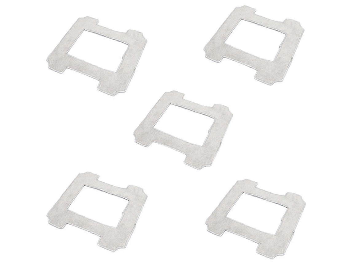 Panos De Microfibra Reutilizáveis E Reversíveis Para Robô Limpador De Janelas, Laváveis, Alta Absorção, Pacote Com 5 Unidades
