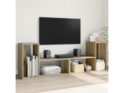 Vidaxl Móveis Tv 2 Pcs 75x30x50 Cm Derivados Madeira Carvalho Sonoma