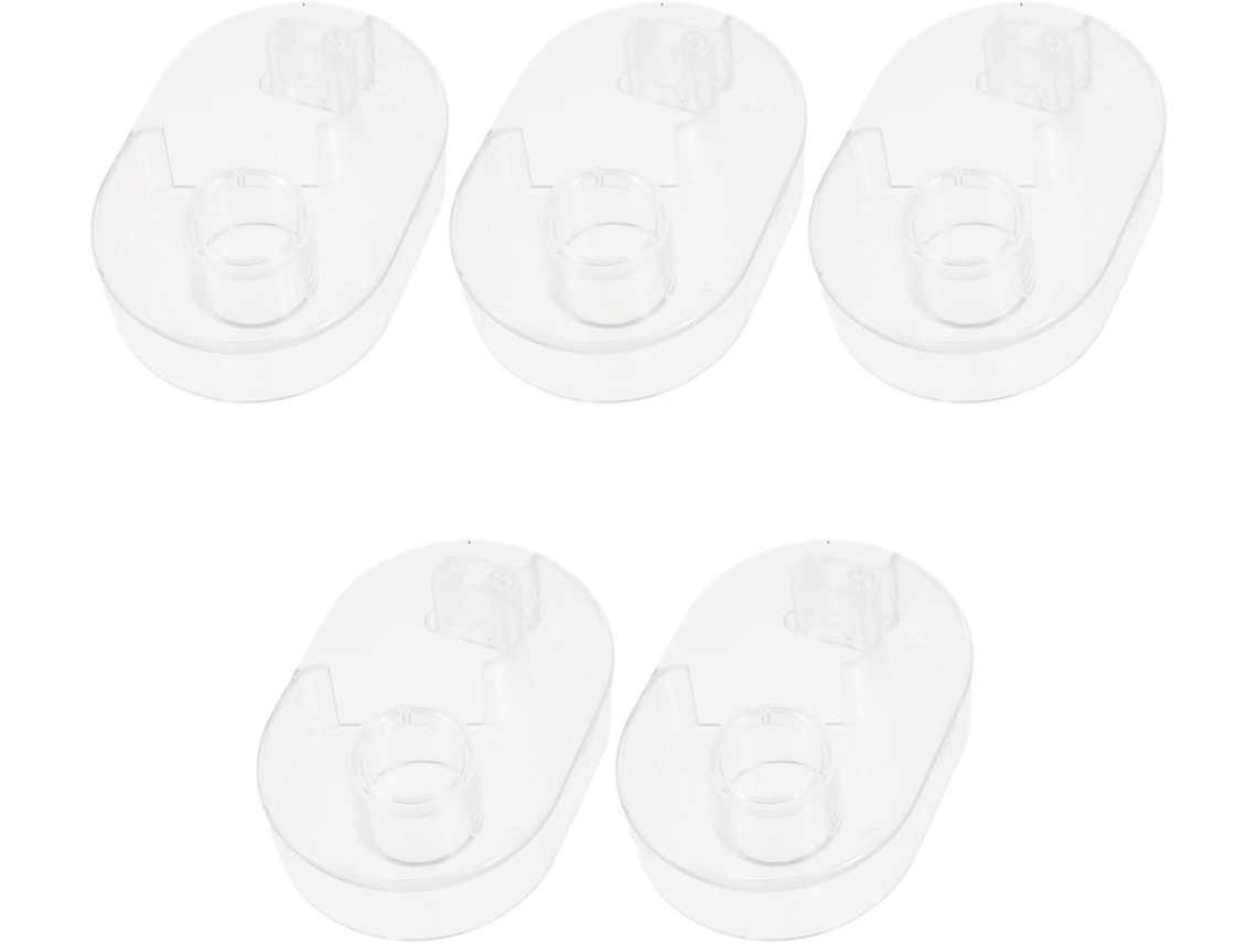 Dispensador de fita adesiva portátil e durável Plafope em plástico transparente para projetos escolares e artísticos.
