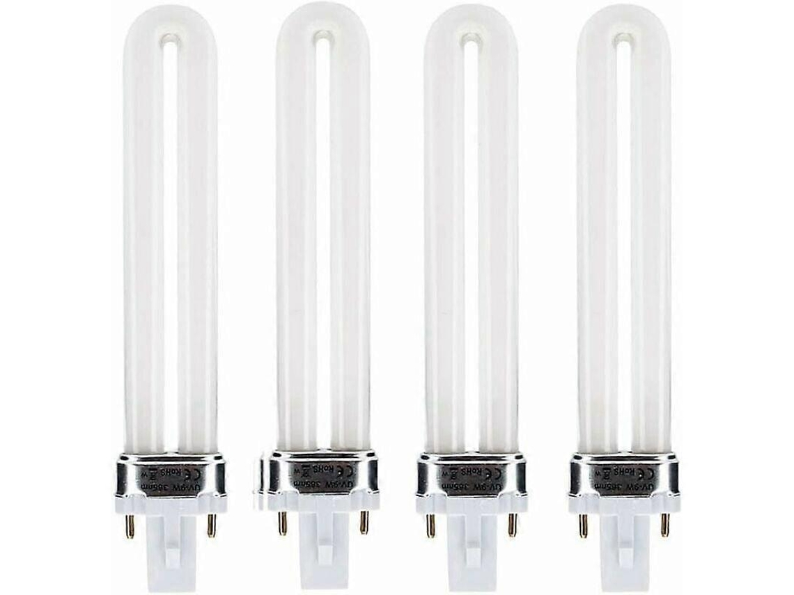 Lâmpada Uv De 9 W Para Secagem De Gel, Lâmpada Para Salão De Beleza Ly Ebike (pacote Com 4)