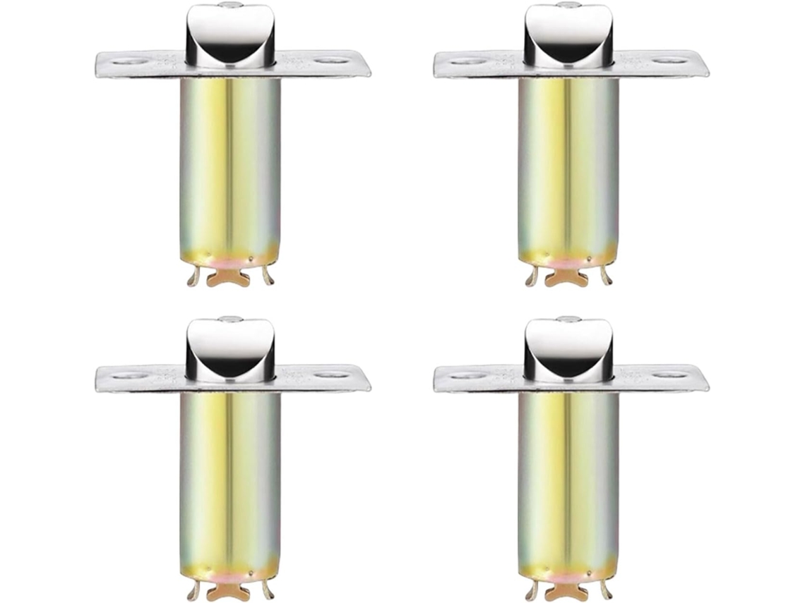 Conjunto De 4 Rolamentos Esferas Redondos Para Portas, Núcleos De Corpo Único, Trinco De Encaixe, Acessórios De